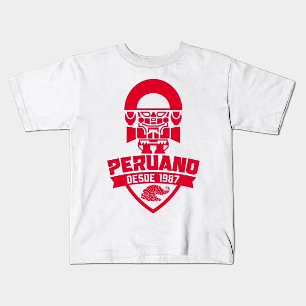 Peruano desde 1987 Kids T-Shirt by Inédito